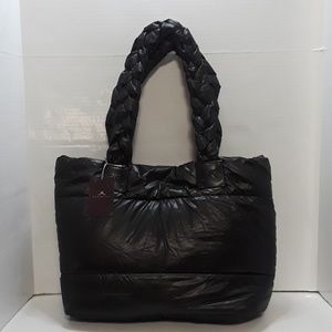 KIM KARDASHIAN  Fragrance Line Black Tote Handbag